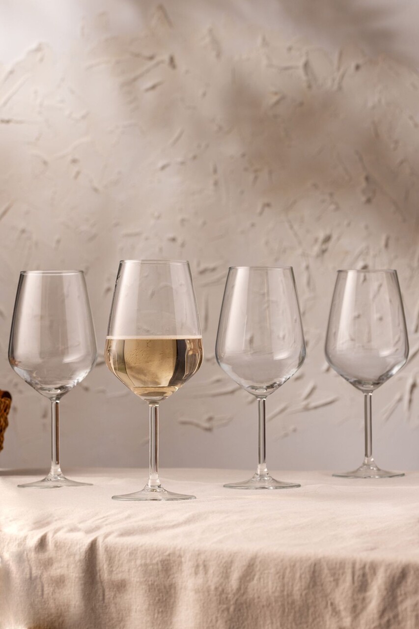 Set de pahare de vin, Hermia, 127RKL1109, Transparent - imagine 7